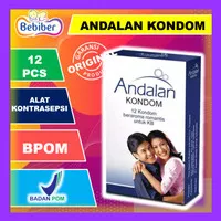 Andalan Kondom Isi 12 Pcs / Kondom Andalan / BEBIBER