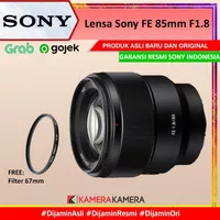 Lensa SONY FE 85MM F/1.8 / SEL85F18 Lensa Kamera Free Filter NISI 67mm