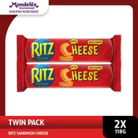 Ritz Biskuit Sandwich Cheese 118g - 2 Pack - Snack
