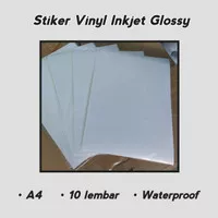 Stiker Vinyl Inkjet Glossy A4