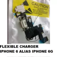 Flexible Iphone 6 6G 4,7" Ori Konektor Cas Charger Mic HF Handsfree