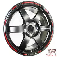 Velg mobil racing ring 18 inch Rep. TE37 KCR PCD 5x114.3 Xpander