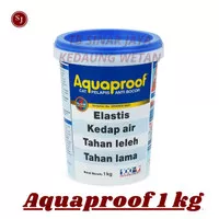 CAT AQUAPROOF/ Cat Pelapis Aquaproof 1kg(ANTI BOCOR) - Abu Clear Putih
