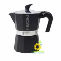 Pedrini Mokapot Coffee Maker moka pot 3 cup / 6 cups abu2