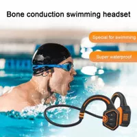Bone Conduction Swimming Headphones Wireless Ear Hook 5.1 Headset IP68