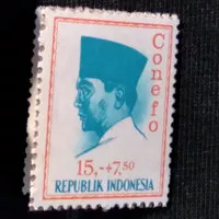 prangko perangko stamp 15 1965 Presiden Sukarno - Soekarno - Conefo