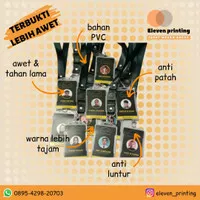 Bikin Cetak Print Tali Lanyard Id card Member Card Custom Holder Murah