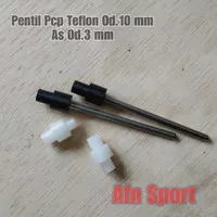 Pentil pcp teflon hitam od.10mm (As od.3/3,5/4 mm)