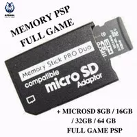 Adapter Memory Stick Pro Duo Psp Full Game MicroSd Card Photofast Psp