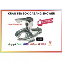 Kran Cabang shower murah/kran double/kode XC-01