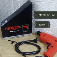 Bor listrik MAkTEC MT60. bolak-balik 10mm,bisa untuk buka pasang skrup