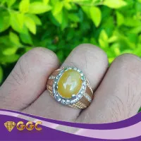 Cincin Batu Natural Yellow Safir Yellow Sapphire