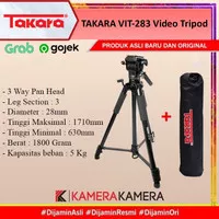 Tripod Takara VIT-283 Video Tripod + tripod bag for DSLR & Mirrorless