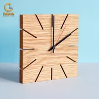 Jam dinding dari kayu jam duduk meja jam dinding rustic gedogan craft