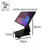 Acrylic Stand Rotasi 360° Dudukan Tablet Ipad Hp Kasir POS Moka