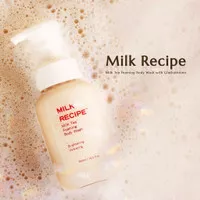 Milk Tea Foaming Body Wash - Milk Recipe Sabun Mandi Busa Mencerahkan