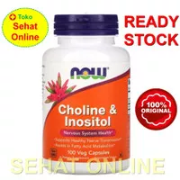 Now Foods Choline & Inositol 100 Vcaps