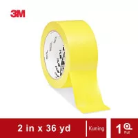 3M Vinyl Marking Tape 764 Kuning, 2 in x 36 yd, tebal: 0.125 mm