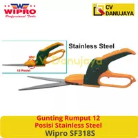 Gunting Pemotong Potong Rumput 12 Posisi Stainless Steel Wipro SF-318S