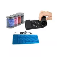Keyboard wired usb 2.0 mini flexible silicone for Pc laptop - Keypad