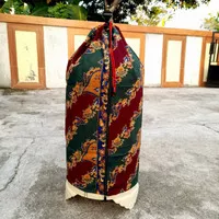 krodong batik kerodong sangkar lovebird bulat motif batik