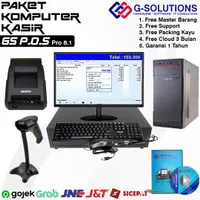 PAKET KOMPUTER KASIR FULL SET | PROGRAM POS | PC RAKITAN i3