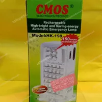 LAMPU EMERGENCY CMOS HK 198 LED KOTAK LAMPU DARURAT LED CMOS HK198