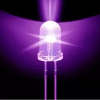Led 5mm UV Ultraviolet / Led Deteksi Uang palsu / Led perangkap nyamuk