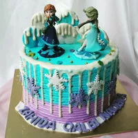 frozen cake - kue ulang tahun frozen