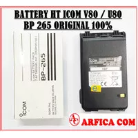 BATERAI HT ICOM IC V80 U80 BP 265 BP265 ORIGINAL BATRE HT ICOM V80 U80