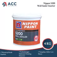 Cat Nippon 5200 Wall Sealer Interior 4 kg Cat Dasar