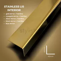 Stainless Lis Interior | Siku L Interior 40 x 40mm