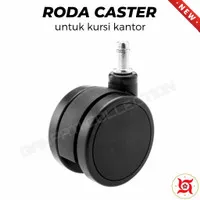 Roda Kursi Kantor / Meja / Rak Tipe Drat (Roda Caster / Roda Castor)