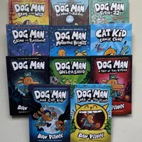 sale -Dogman komik inggris anak anak 11 buku