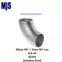 Elbow 90 Dia. 1/2" / Knee 90* Sch 40 SS304 Stainless Steel - MJS
