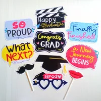 GRADUATION PHOTO PROPS PHOTOBOOTH PROPS WISUDA