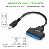 USB 3.1 TYPE C TO SATA 2,5 INCH HDD SSD