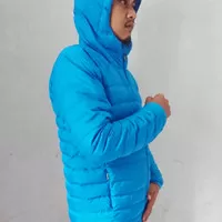 Jaket bulang original ultralight biru