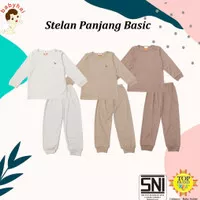 BABY HAI Stelan Panjang Basic Series Coklat Gift Set Baby