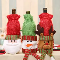 Sarung Botol Natal Santa Wine Bottle Cover Christmas Gift Kado Natal