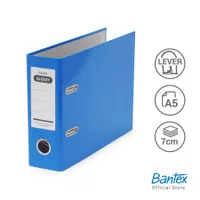 Bantex Lever Arch File Ordner A5 7cm Glossy Cobalt Blue 1443 11
