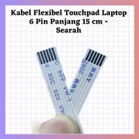 Kabel Flexible touchpad laptop VCD 6 pin panjang 15 cm searah / 2 arah