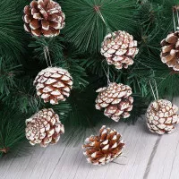 Pinus Murah Bunga Cemara Buah Pinus Kering Rustic Dekorasi Pohon Natal