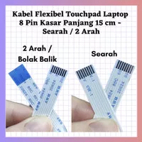 Kabel flexible touchpad laptop VCD 8 pin panjang 15 cm searah / 2 arah
