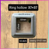 Ring hollo 37×37 mm tapak hollow besi pagar ornamen pagar