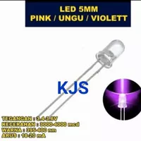 LED 5mm Unggu UV Ultraviolet deteksi Uang Palsu / Led perangkap Nyamuk