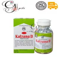 KALZANA D Tablet Kunyah Botol isi 100 Tablet - Kalsium Vitamin D