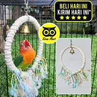 AYUNAN CINCIN BURUNG MAINAN LOVEBIRD TANGKRINGAN NURI PARKIT LOVE BIRD