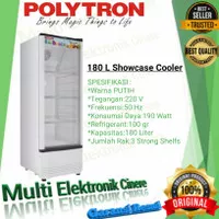 SHOWCASE POLYTRON SCN 180 L 3 RAK DISPLAY COOLER KULKAS LOW WATT