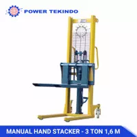 AMW Manual Hand Stacker 3 Ton 1,6 Meter Hand Forklift